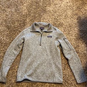 Patagonia women’s better sweater grey 1/4 Zip